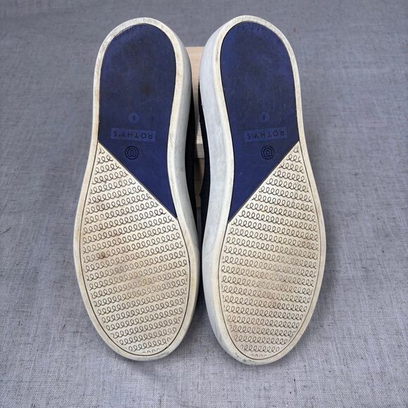 Rothy's The Original Slip On‎ Sneaker Black Knit Shoes Classic Casual Women's 8 - Picture 8 of 11